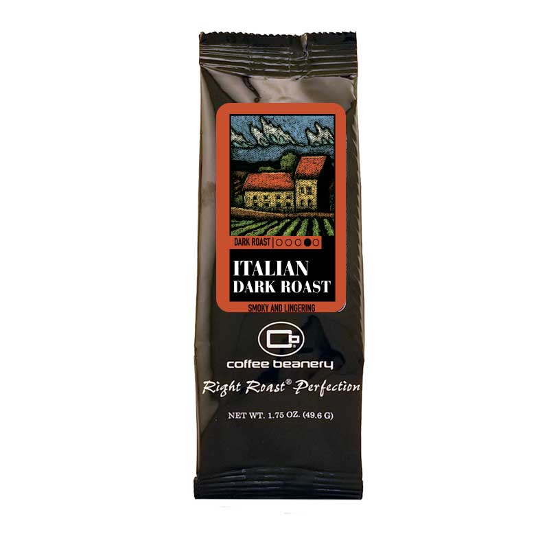 Coffee Beanery Specialty Coffee 1.75 One Pot Sampler / Automatic Drip Italian Dark Roast Specialty Coffee
