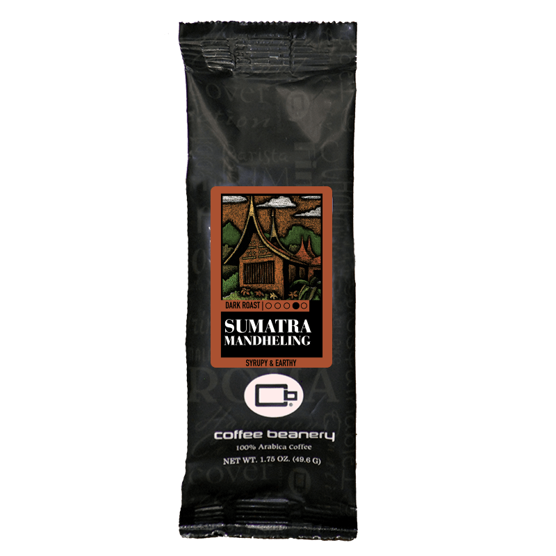 Coffee Beanery Specialty Coffee 1.75 One Pot Sampler / Automatic Drip Sumatra Mandheling Specialty Coffee