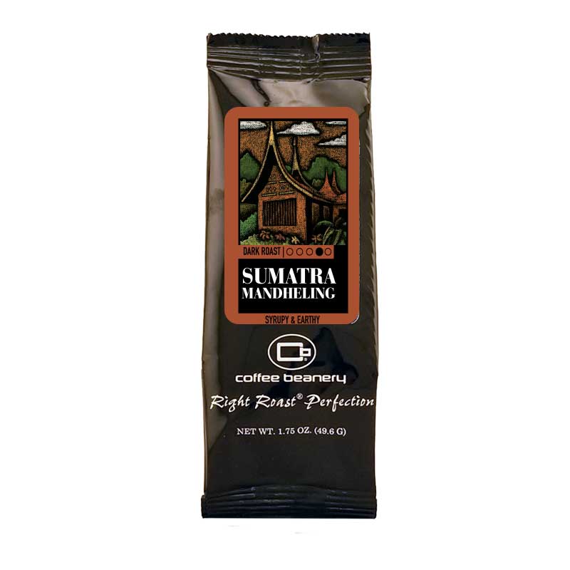 Coffee Beanery Specialty Coffee 1.75 One Pot Sampler / Automatic Drip Sumatra Mandheling Specialty Coffee