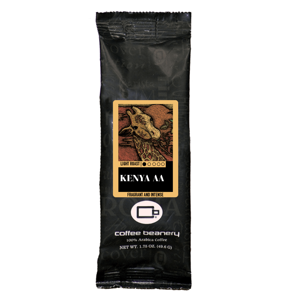 Coffee Beanery Specialty Coffee 1.75oz One Pot Samper / Automatic Drip Kenya AA Specialty Coffee