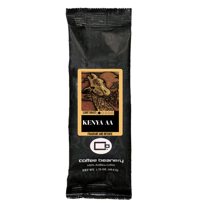 Coffee Beanery Specialty Coffee 1.75oz One Pot Samper / Automatic Drip Kenya AA Specialty Coffee