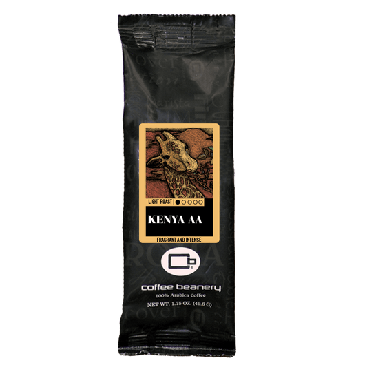 Coffee Beanery Specialty Coffee 1.75oz One Pot Samper / Automatic Drip Kenya AA Specialty Coffee
