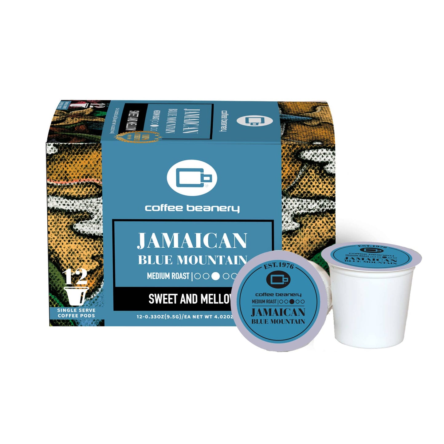 Coffee Beanery Specialty Coffee 12ct Pods / Automatic Drip Jamaican Blue Mountain Specialty Coffee | 100% Authentic
