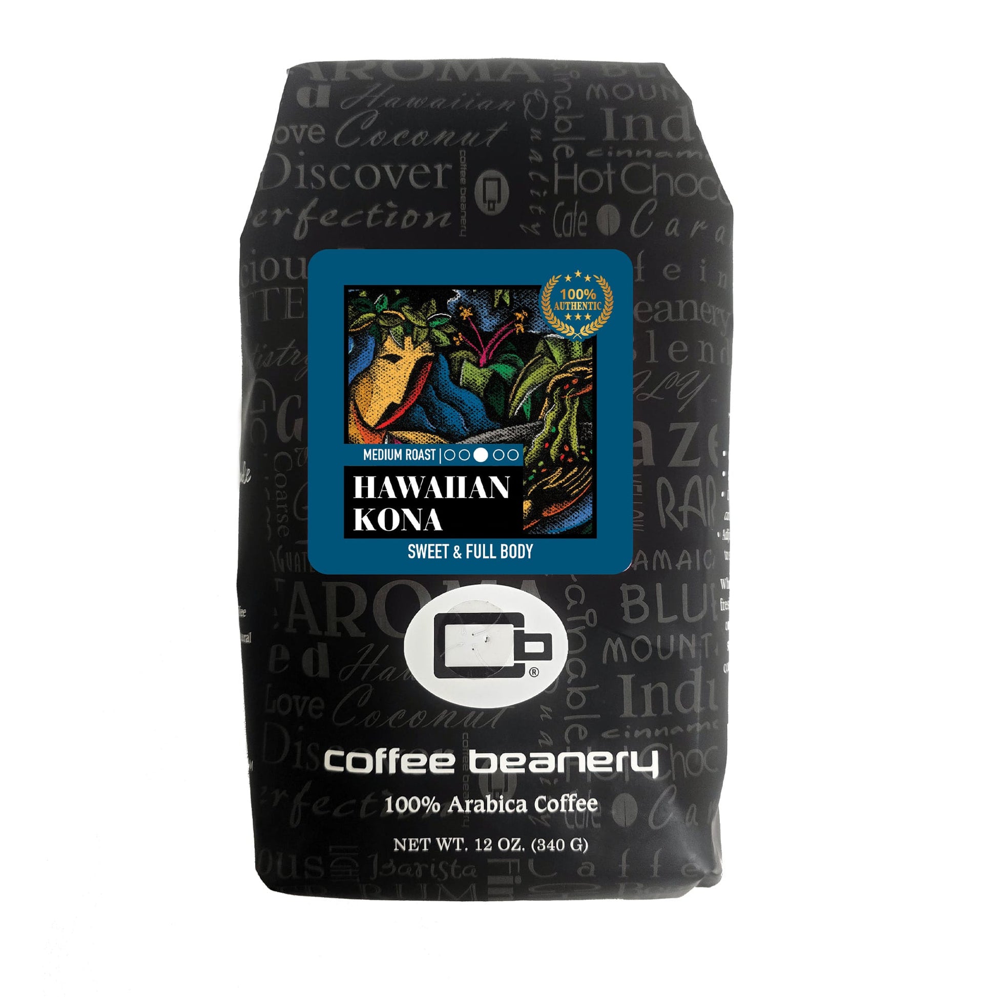 Coffee Beanery Specialty Coffee 12oz / Automatic Drip Hawaiian Kona Specialty Coffee | 100% Authentic