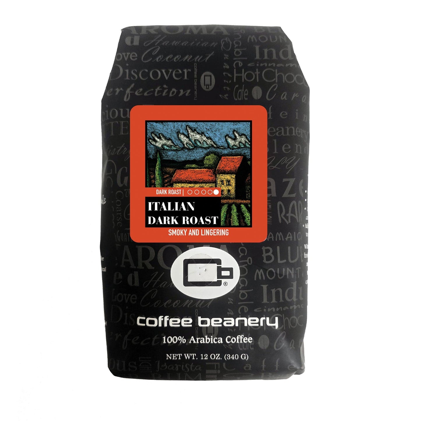 Coffee Beanery Specialty Coffee 12oz / Automatic Drip Italian Dark Roast Specialty Coffee