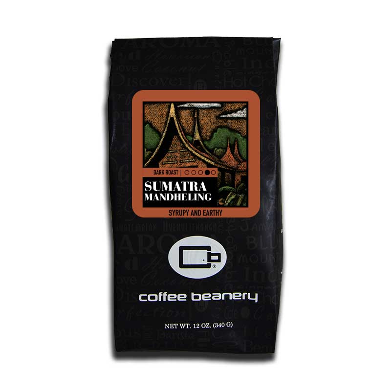 Coffee Beanery Specialty Coffee 12oz / Automatic Drip Sumatra Mandheling Specialty Coffee