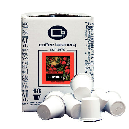 Coffee Beanery Specialty Coffee 48ct Bulk Pods / Automatic Drip Colombian Specialty Coffee