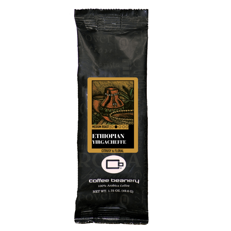 Coffee Beanery Specialty Coffee Ethiopian Yirgacheffe Specialty Coffee | 1.75 oz One Pot Sampler