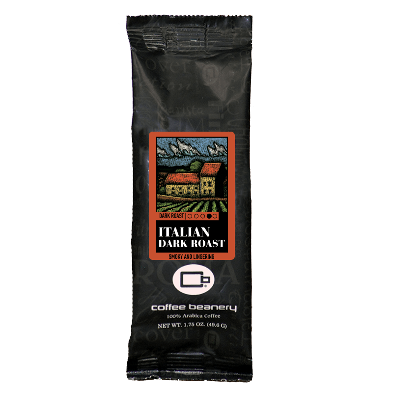 Coffee Beanery Specialty Coffee Italian Dark Roast Specialty Coffee | 1.75oz One Pot Sampler
