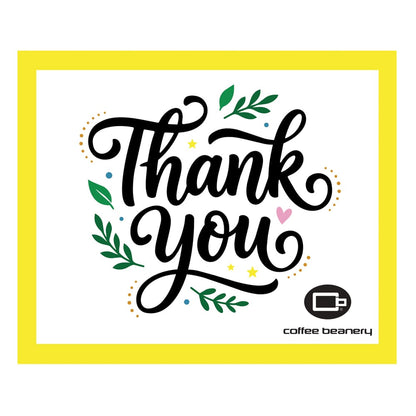 Coffee Beanery Thank You Add a Gift Message
