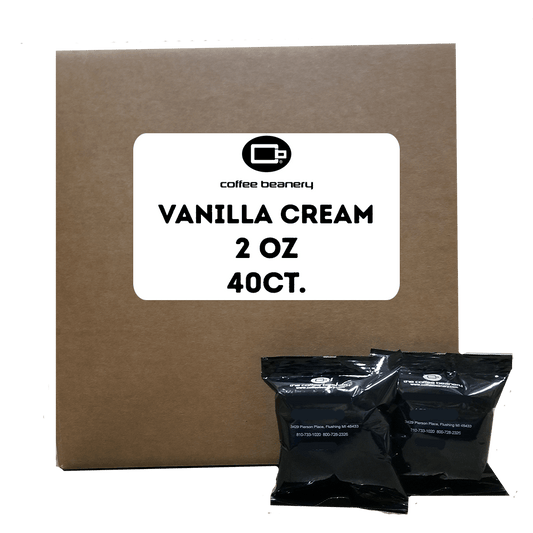 CoffeeBeaneryBiz Office Coffee Vanilla Cream | 2oz - 40ct