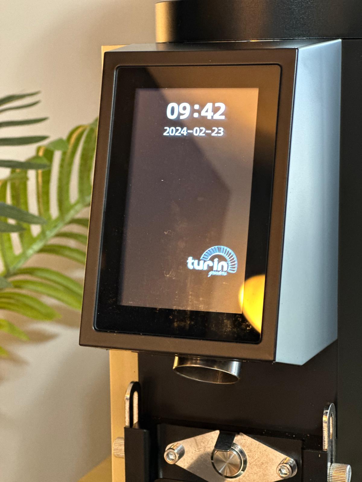 Espresso Outlet LLC Commercial Espresso Grinder Black with DLC Turin ZF83 Commercial Espresso Grinder