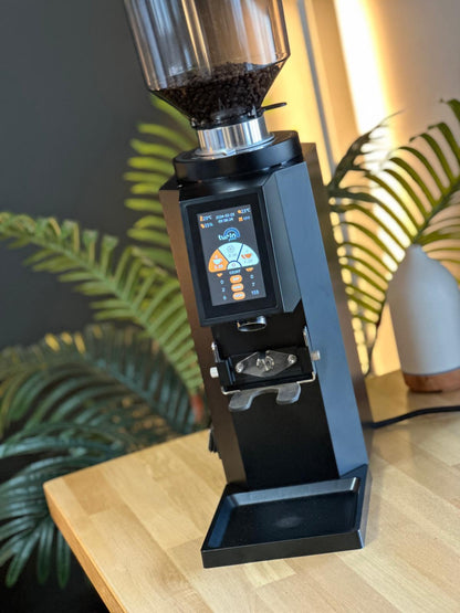 Espresso Outlet LLC Commercial Espresso Grinder Black with DLC Turin ZF83 Commercial Espresso Grinder