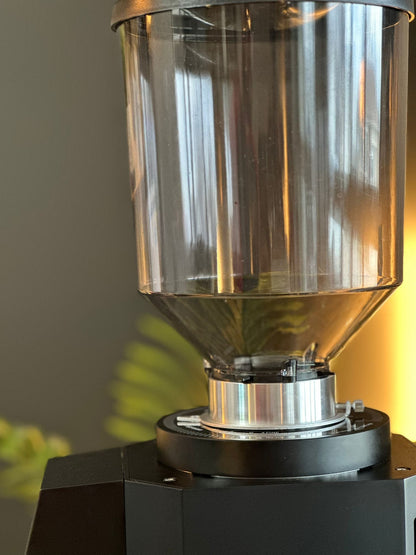 Espresso Outlet LLC Commercial Espresso Grinder Black with DLC Turin ZF83 Commercial Espresso Grinder