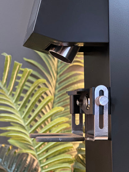 Espresso Outlet LLC Commercial Espresso Grinder Black with DLC Turin ZF83 Commercial Espresso Grinder