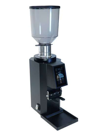 Espresso Outlet LLC Commercial Espresso Grinder Black with DLC Turin ZF83 Commercial Espresso Grinder