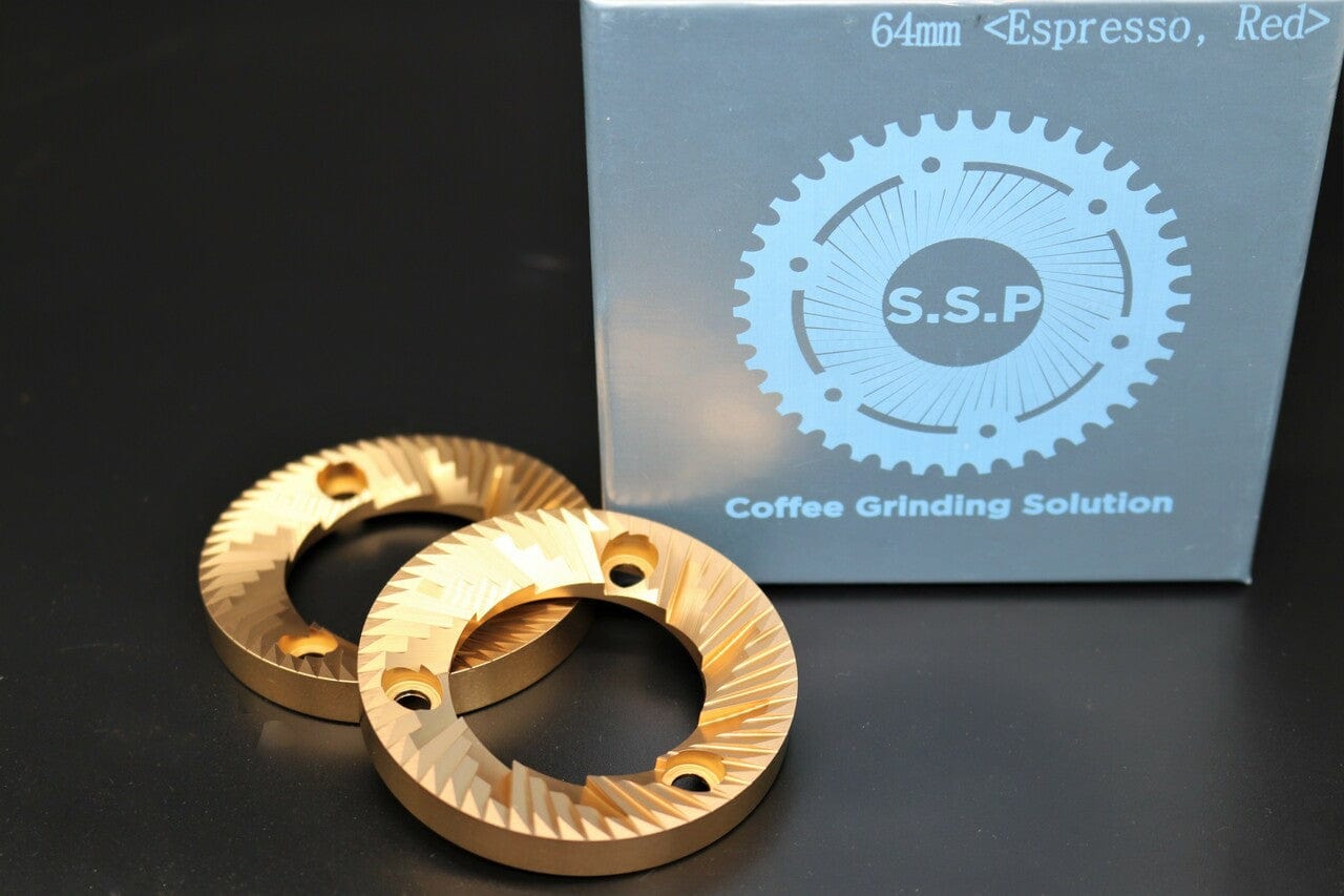 Espresso Outlet LLC Turin DF64 SSP HU (High Uniformity) Burr Set Upgrade