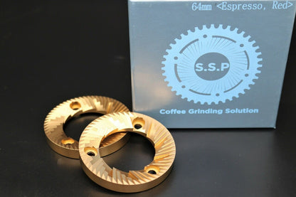 Espresso Outlet LLC Turin DF64 SSP HU (High Uniformity) Burr Set Upgrade