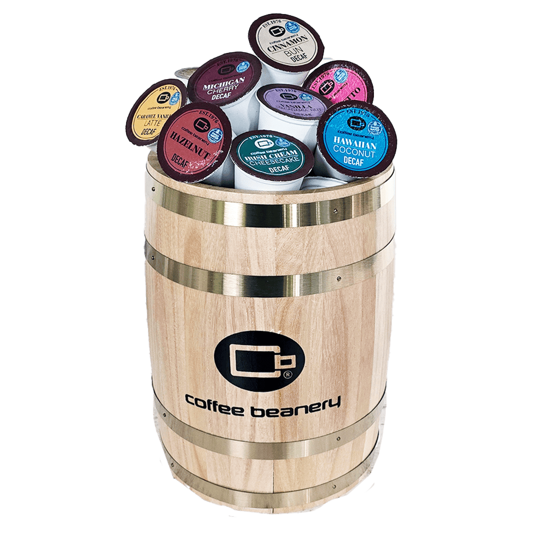 Free Standard Shipping* Coffee Gift Baskets Decaf Barrel of All Coffee Pods Flavors