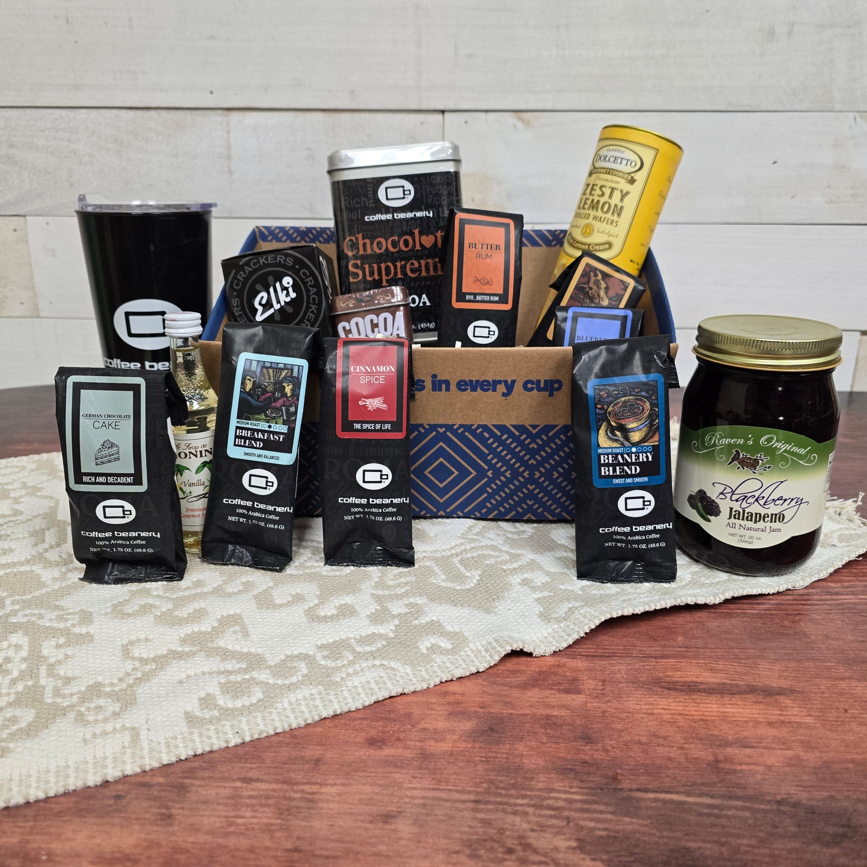 Gourmet Favorites Gift Basket FREE Shipping | Coffee Beanery