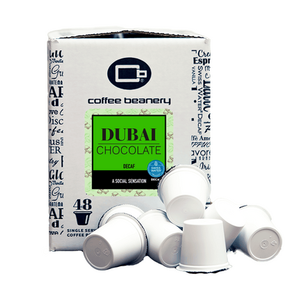 Free Standard Shipping* Flavored Coffee 48ct Bulk Pods / Automatic Drip Dubai Chocolate Swiss Water Process Decaf Flavored Coffee