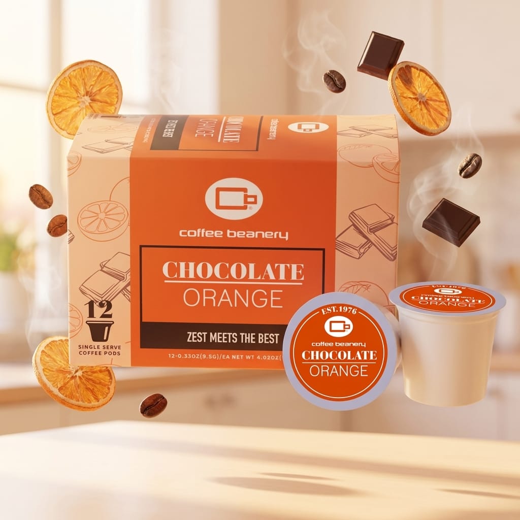 Chocolate Orange Flavored Coffee Pods