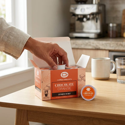 Free Standard Shipping* Flavored Coffee Chocolate Orange Flavored Coffee Pods