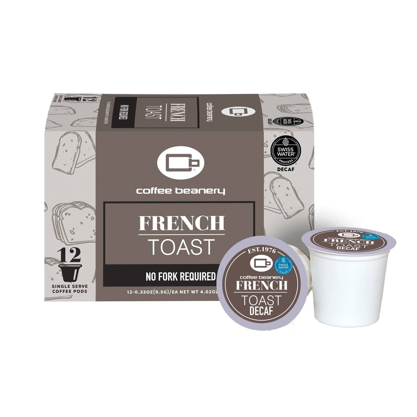 Free Standard Shipping* Flavored Coffee Decaf / 12ct Pods / Automatic Drip French Toast Flavored Coffee