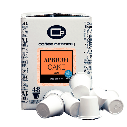 Free Standard Shipping* Flavored Coffee Decaf / 48ct Bulk Pods / Automatic Drip Apricot Cake Flavored Coffee
