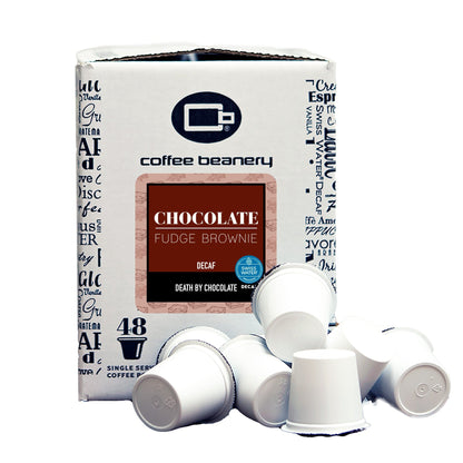 Free Standard Shipping* Flavored Coffee Decaf / 48ct Bulk Pods / Automatic Drip Chocolate Fudge Brownie Flavored Coffee