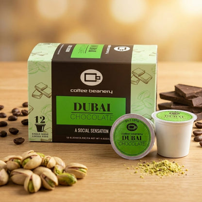 Free Standard Shipping* Flavored Coffee Dubai Chocolate Flavored Coffee Pods