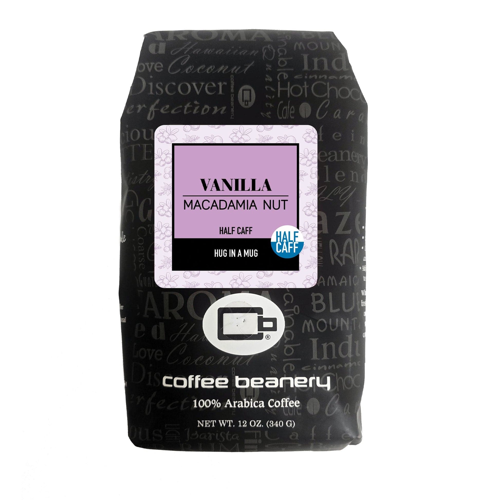 Free Standard Shipping* Flavored Coffee Half Caff / 12oz / Automatic Drip Vanilla Macadamia Nut Flavored Coffee