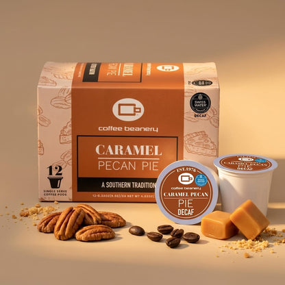 Free Standard Shipping* Flavored Coffee Pods Caramel Pecan Pie Flavored Coffee Pods