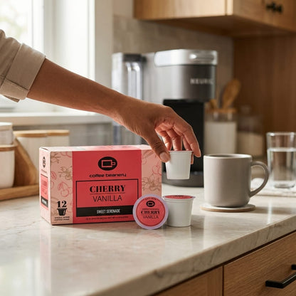 Free Standard Shipping* Flavored Coffee Pods Cherry Vanilla Flavored Coffee Pods