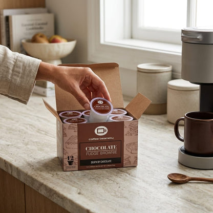 Free Standard Shipping* Flavored Coffee Pods Chocolate Fudge Brownie Flavored Coffee Pods