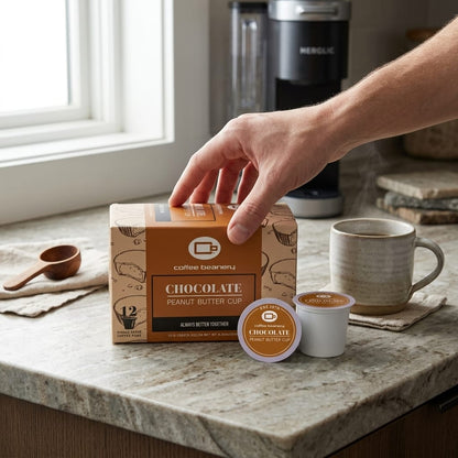 Free Standard Shipping* Flavored Coffee Pods Chocolate Peanut Butter Cup Flavored Coffee Pods