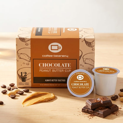 Free Standard Shipping* Flavored Coffee Pods Chocolate Peanut Butter Cup Flavored Coffee Pods