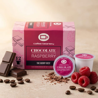 Free Standard Shipping* Flavored Coffee Pods Chocolate Raspberry Coffee Pods