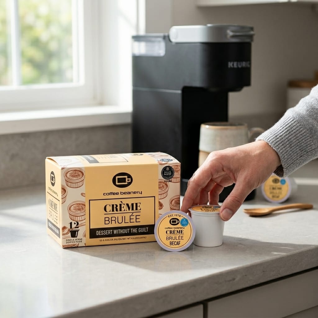 Free Standard Shipping* Flavored Coffee Pods Creme Brulee Flavored Coffee Pods