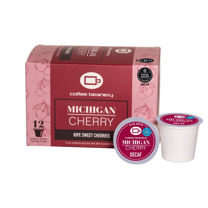 Free Standard Shipping* Flavored Coffee Pods Decaf / 12ct Pods Michigan Cherry Flavored Coffee Pods
