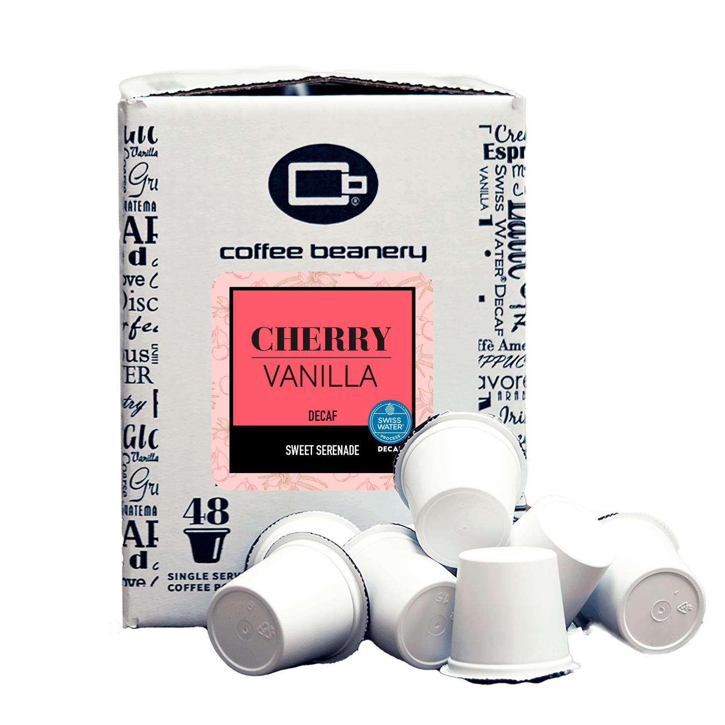 Free Standard Shipping* Flavored Coffee Pods Decaf / 48ct Bulk Pods Cherry Vanilla Flavored Coffee Pods | Bulk