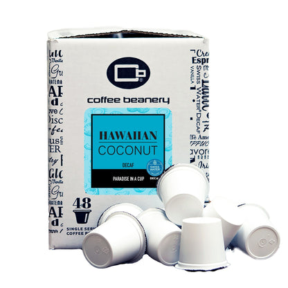 Free Standard Shipping* Flavored Coffee Pods Decaf / 48ct Bulk Pods Hawaiian Coconut Flavored Coffee Pods