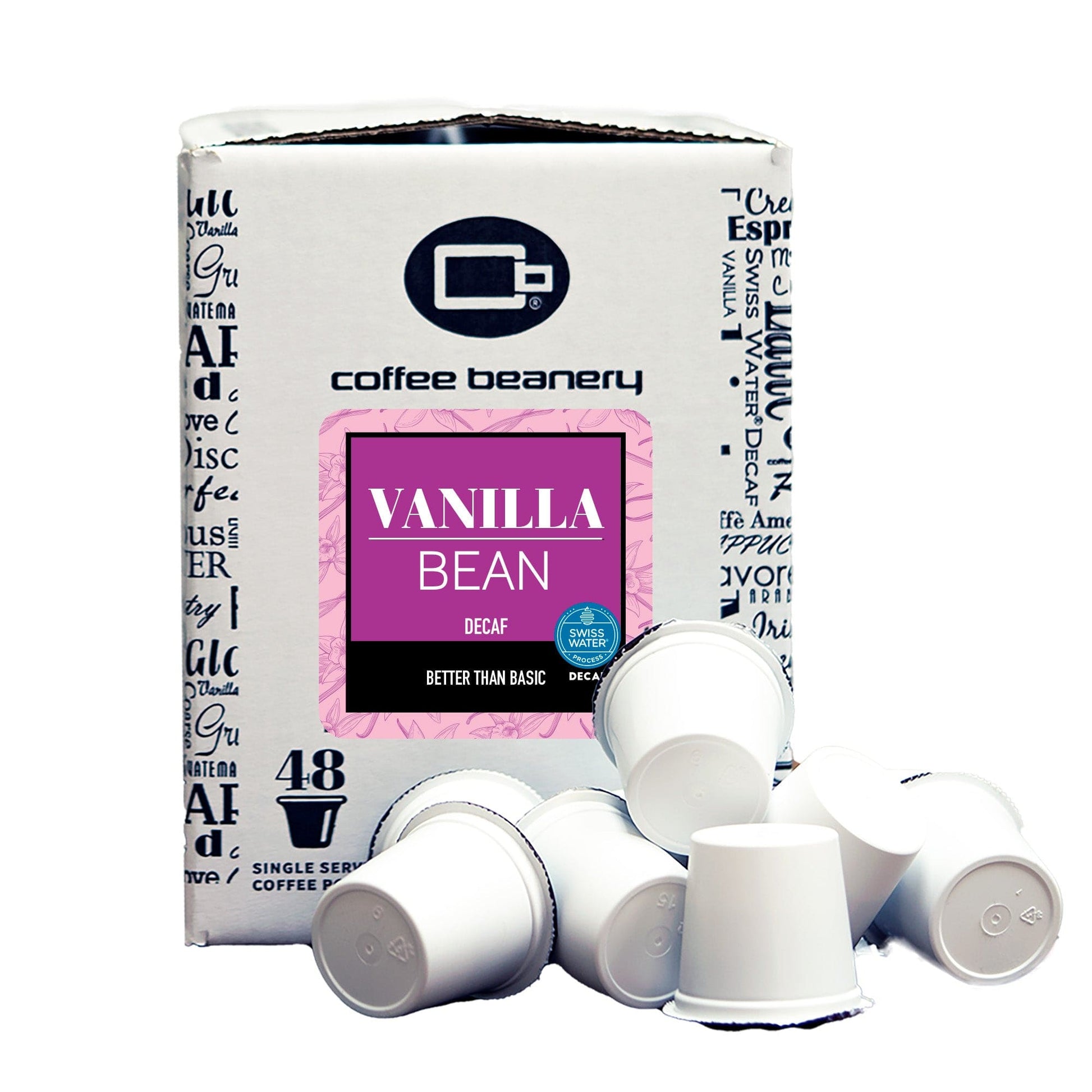 Free Standard Shipping* Flavored Coffee Pods Decaf / 48ct Bulk Pods Vanilla Bean Flavored Coffee Pods