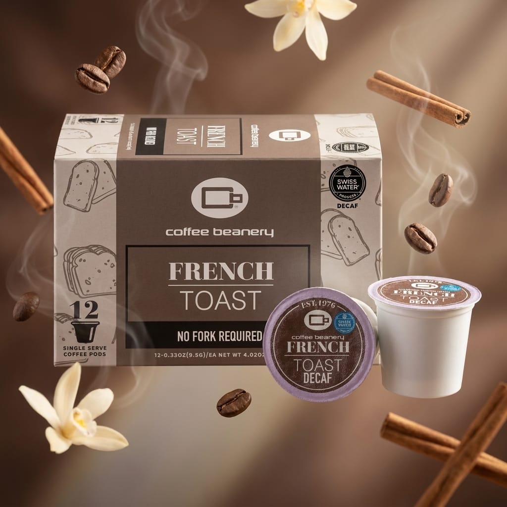 Free Standard Shipping* Flavored Coffee Pods French Toast Flavored Coffee Pods