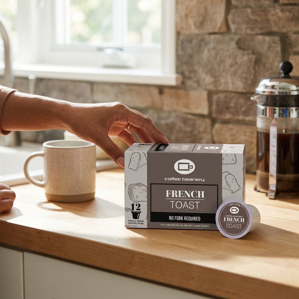 Free Standard Shipping* Flavored Coffee Pods French Toast Flavored Coffee Pods