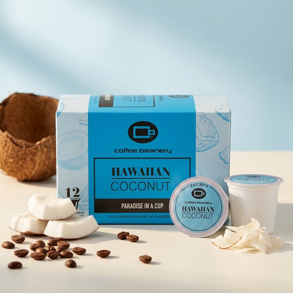 Free Standard Shipping* Flavored Coffee Pods Hawaiian Coconut Flavored Coffee Pods