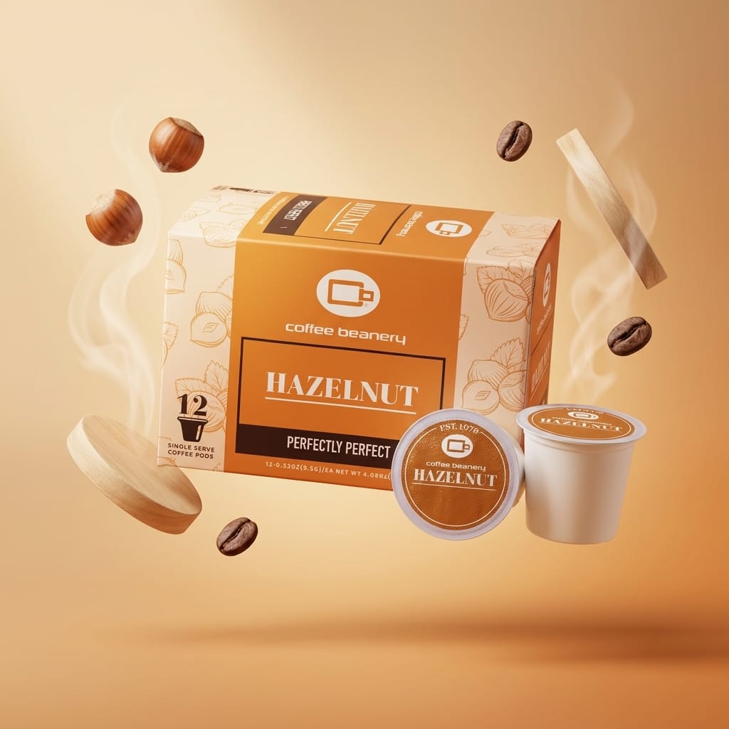 Free Standard Shipping* Flavored Coffee Pods Hazelnut Flavored Coffee Pods