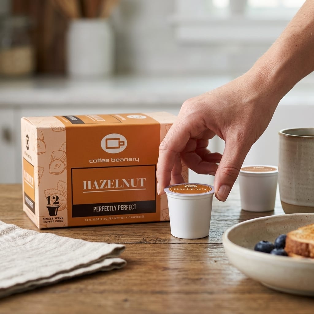 Free Standard Shipping* Flavored Coffee Pods Hazelnut Flavored Coffee Pods