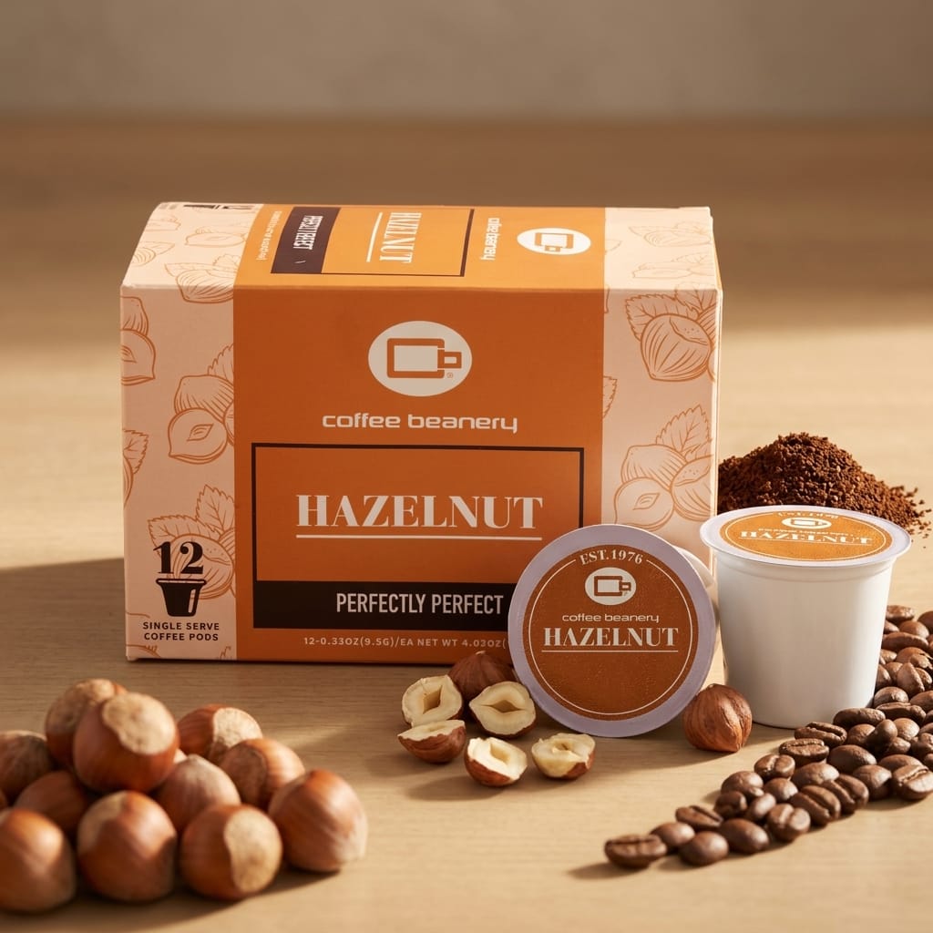 Free Standard Shipping* Flavored Coffee Pods Hazelnut Flavored Coffee Pods