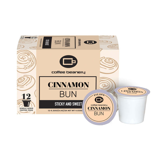 Free Standard Shipping* Flavored Coffee Pods Regular / 12ct Pods Cinnamon Bun Flavored Coffee Pods